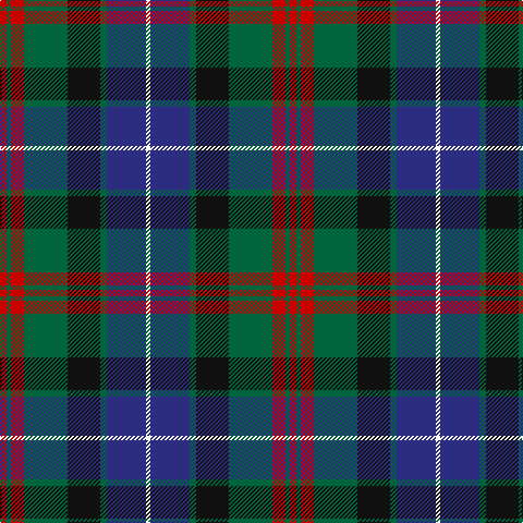 R/6 G4 R12 G40 K30 G6 DB36 W/4 tartan Tartan detail