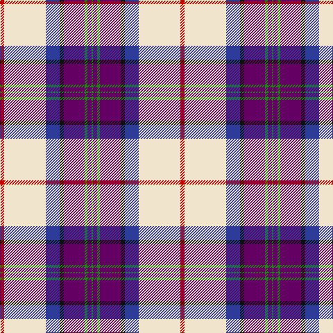 R/6 W60 B20 K6 P30 G4 P6 G/2 tartan Tartan detail