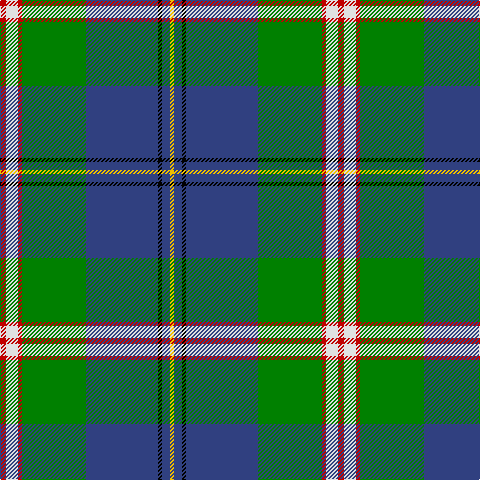 R/6 LN12 R4 G64 B72 K4 B8 Y/4 tartan Tartan detail