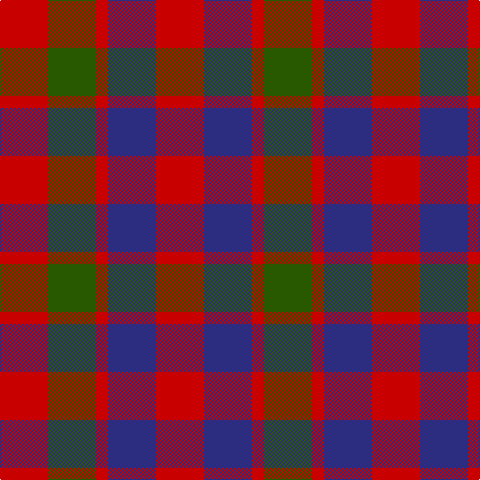 R/48 G48 R12 DB48 R48 DB48 R12 G/48 tartan Tartan detail