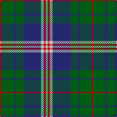 R/4 G24 DB4 G16 DB36 W6 R4 W/4 tartan Tartan detail