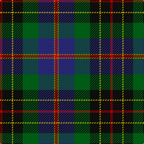 R/4 K16 Y2 K16 G26 DB26 O2 R/4 tartan Tartan detail