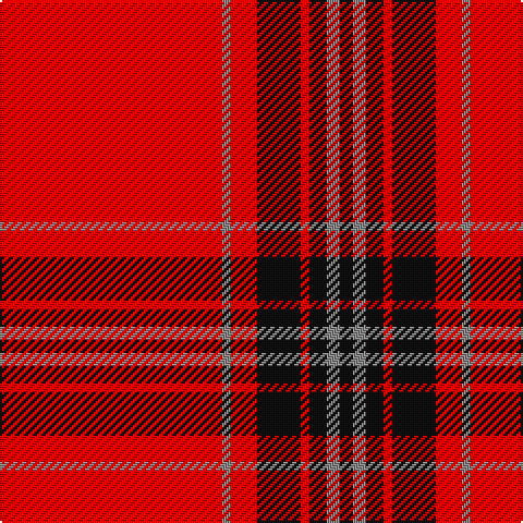 R/102 N4 R12 K20 R4 K8 N6 K/6 tartan Tartan detail