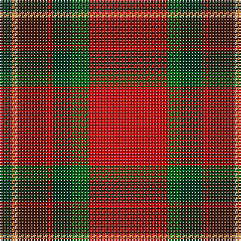 DG/8 O2 LG2 DR18 DRa4 DG14 G10 R/52 tartan Tartan detail