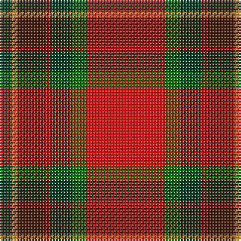 DG/8 Oa2 O2 DRa18 DR4 DG14 G10 R/52 tartan Tartan detail