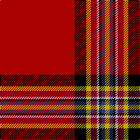 R/128 K20 Y8 DR10 LN4 K4 B6 Y/8 tartan Tartan detail