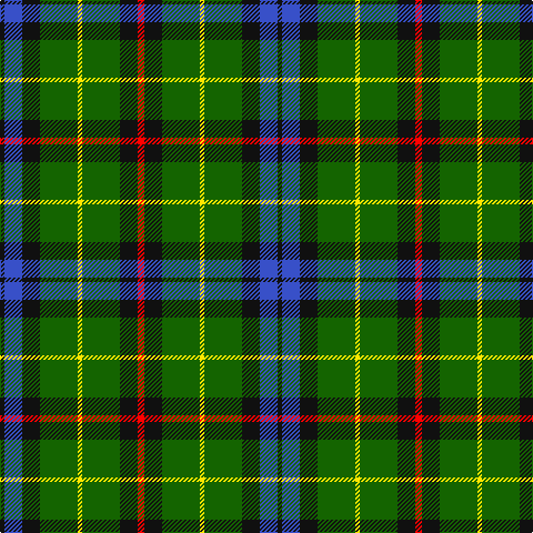 K/4 B16 K16 G34 Y4 G34 K16 R/6 tartan Tartan detail
