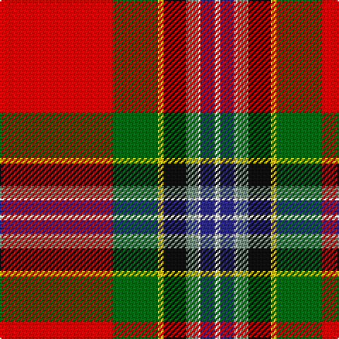 R/80 G32 Y4 K16 LG8 W2 DB10 W/4 tartan Tartan detail