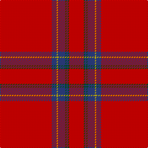 R/84 B8 Y2 B12 G2 B2 G2 R/24 tartan Tartan detail