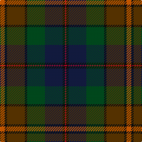 O/8 K4 T30 K4 G30 DB30 K4 R/2 tartan Tartan detail