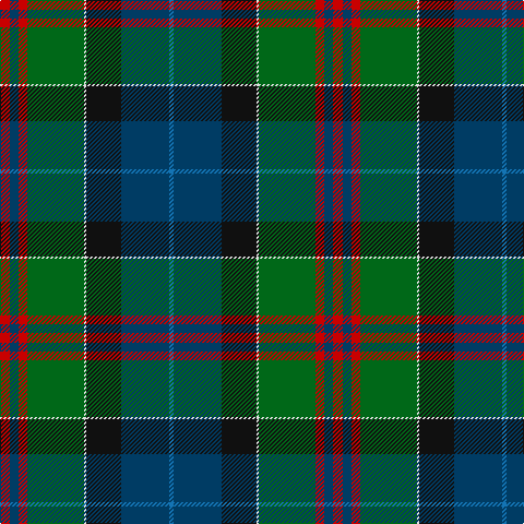R/9 DB8 R8 G52 LN2 K32 DB44 B/4 tartan Tartan detail