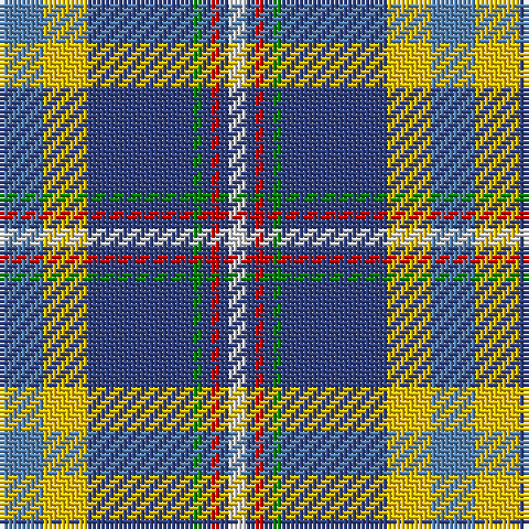 Ba/10 Y10 B24 G2 B2 R2 B2 LN/4 tartan Tartan detail