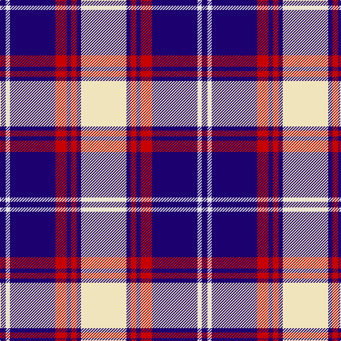 DB/8 LN6 DB64 R16 DB6 R8 DB6 W/64 tartan Tartan detail