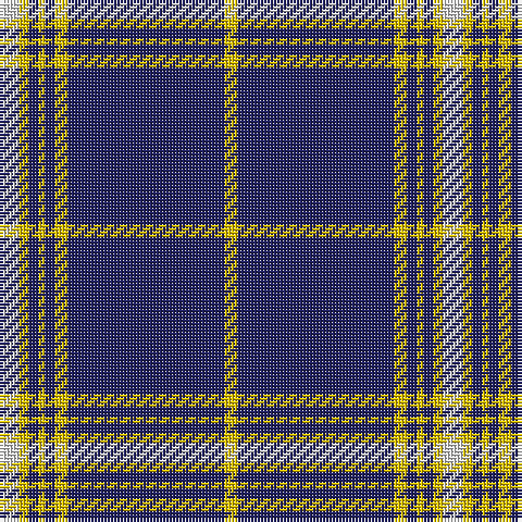 LN/6 Y3 DB3 Y2 DB3 Y4 DB48 Y/4 tartan Tartan detail