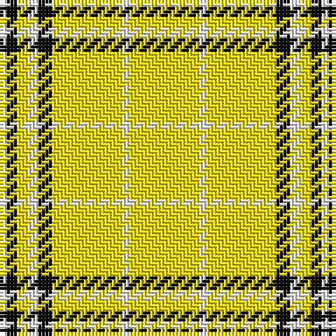 W/2 K3 Y3 W3 K4 Y20 W2 Y/20 tartan Tartan detail