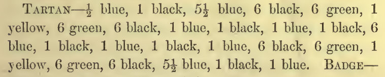 Gordon of The Burn: the source's printed listing, scanned