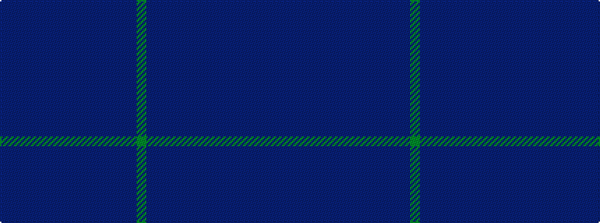 idealised woven sample of pattern BBBBBBBBBBBBBBG