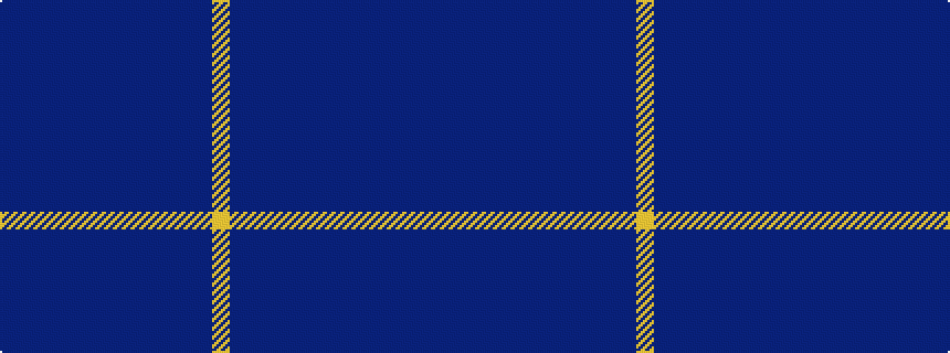 idealised woven sample of pattern BBBBBBBBBBBBY