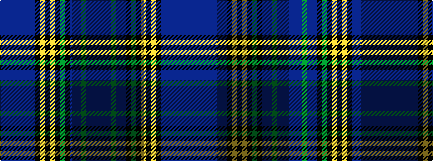 idealised woven sample of pattern BBBBBBBKYKYKGKBBGBBB