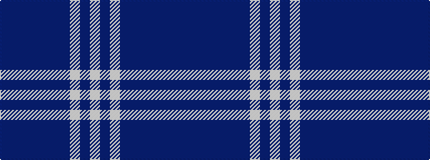idealised woven sample of pattern BBBBBBBWBW