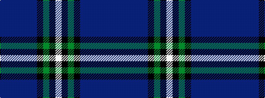 idealised woven sample of pattern BBBBBBKGKW