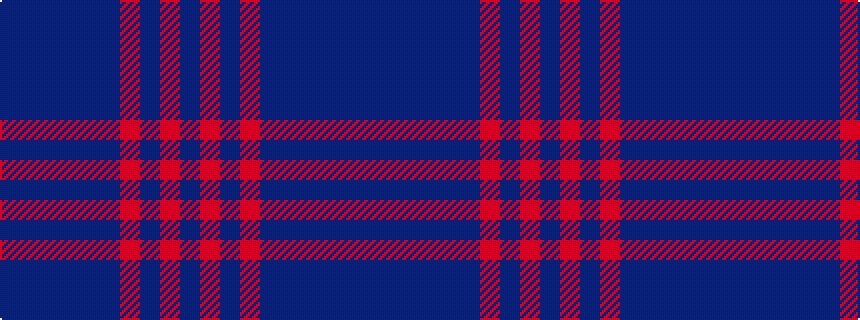 idealised woven sample of pattern BBBBBBRBRB