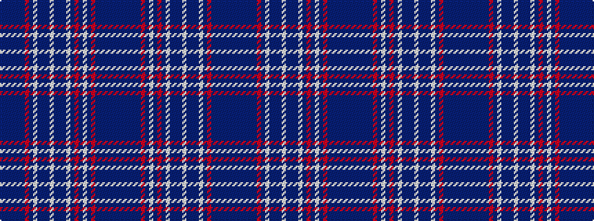 idealised woven sample of pattern BBBBBBRBWBBBWBBBWBRBWBRBBBBBB