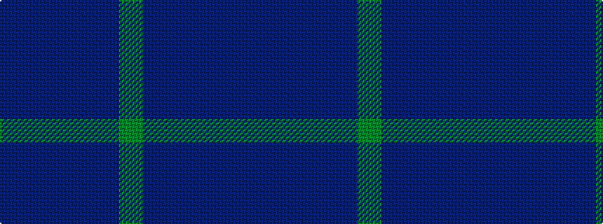 idealised woven sample of pattern BBBBBG