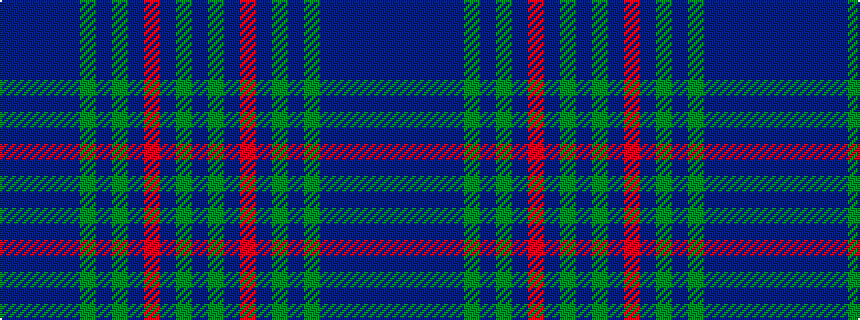 idealised woven sample of pattern BBBBBGBGBRBGB