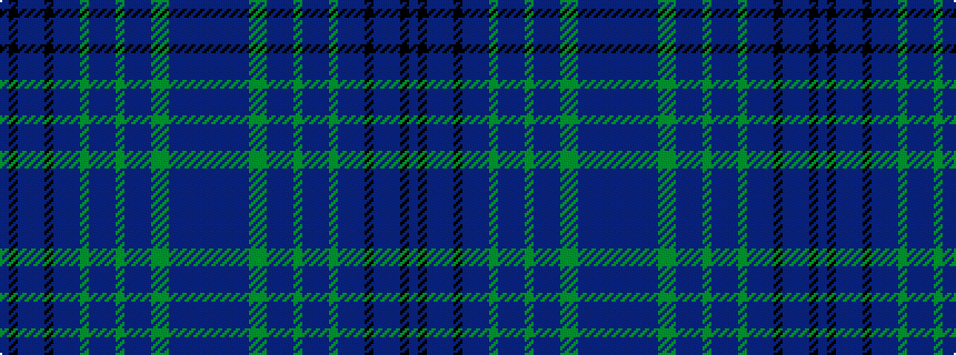 idealised woven sample of pattern BBBBBGGBBBGBBBGBBBKBBBKB