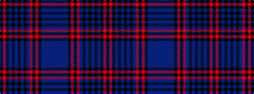 idealised woven sample of pattern BBBBBKRKRBKBKBKBKRK