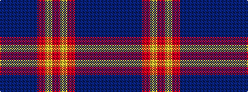 idealised woven sample of pattern BBBBBRYR