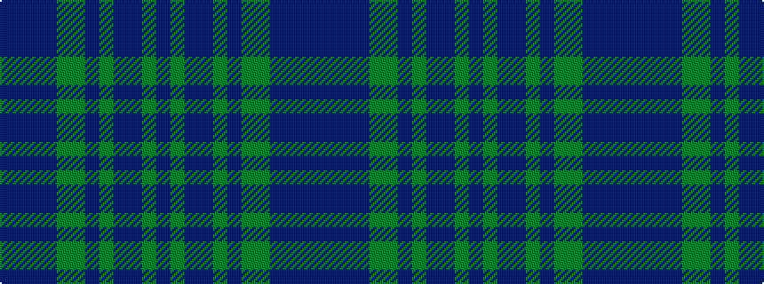 idealised woven sample of pattern BBBBGGBGBBGB
