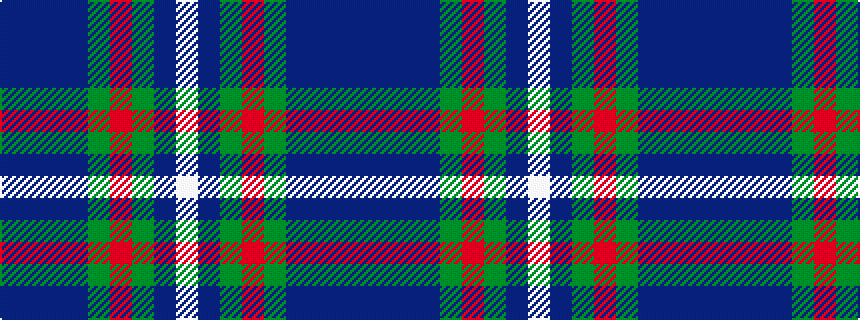 idealised woven sample of pattern BBBBGRGBW