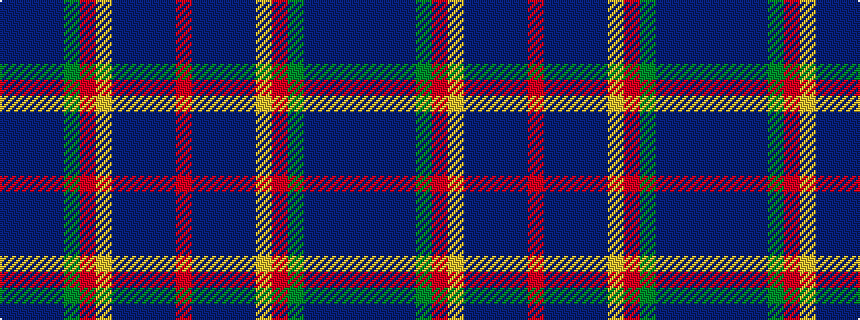 idealised woven sample of pattern BBBBGRYBBBBR