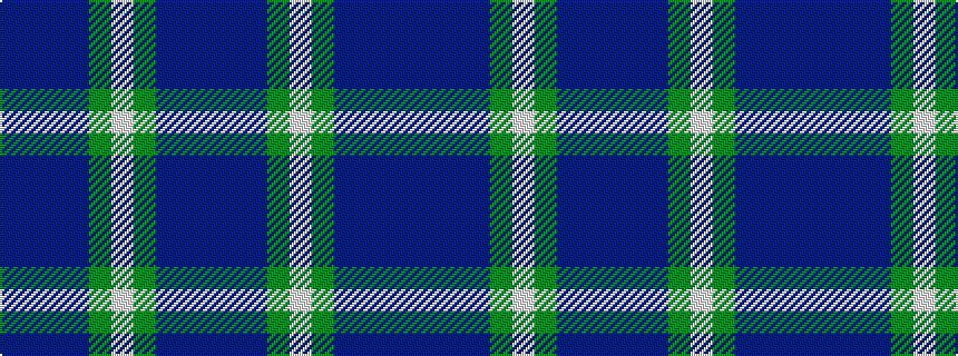 idealised woven sample of pattern BBBBGWGBBB