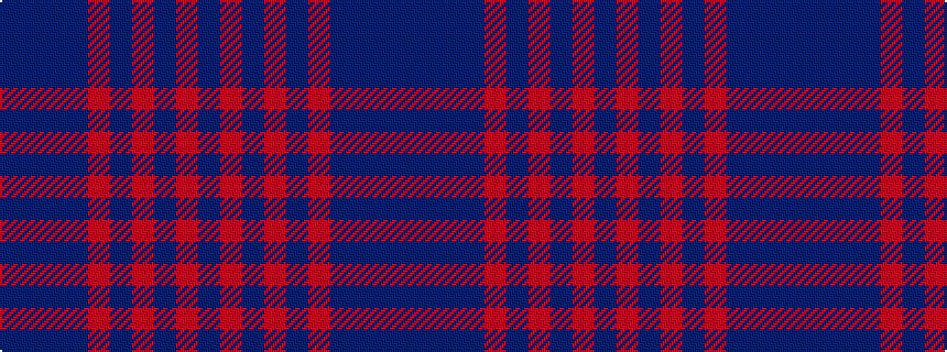 idealised woven sample of pattern BBBBRBRBRB