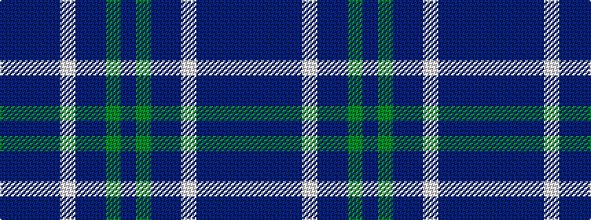 idealised woven sample of pattern BBBBWBBGB