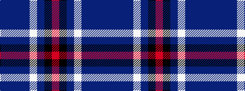 idealised woven sample of pattern BBBBWBKR