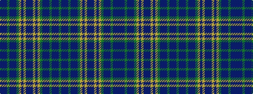 idealised woven sample of pattern BBBGBBBGYBYBBBYBYGBBBGBBBG