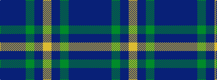 idealised woven sample of pattern BBBGBY