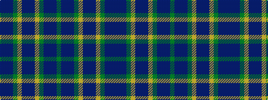 idealised woven sample of pattern BBBGYBBBYGBBBG