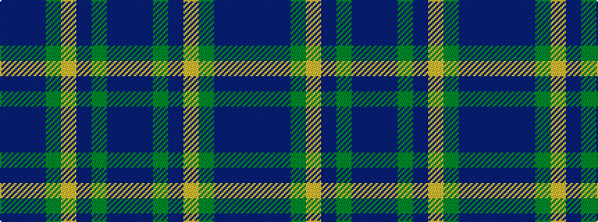 idealised woven sample of pattern BBBGYBGBB