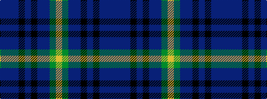 idealised woven sample of pattern BBBKBKBBGY