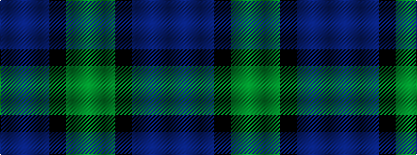 idealised woven sample of pattern BBBKGG