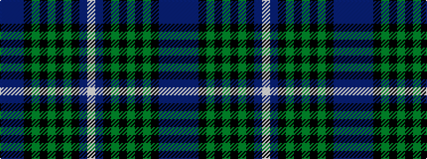 idealised woven sample of pattern BBBKGKGKGKBW