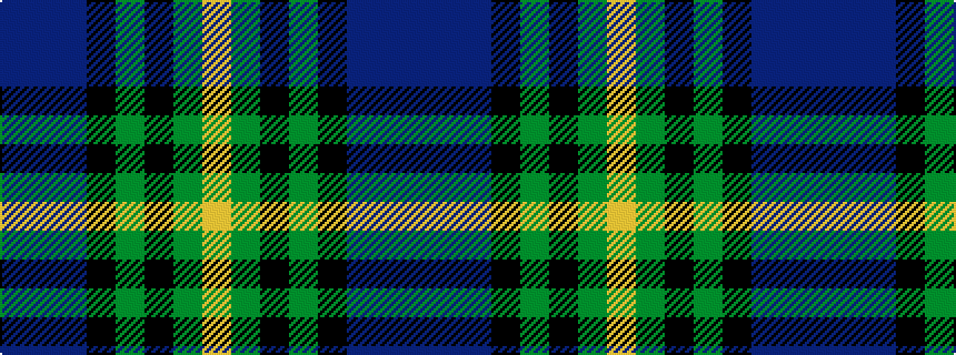 idealised woven sample of pattern BBBKGKGY