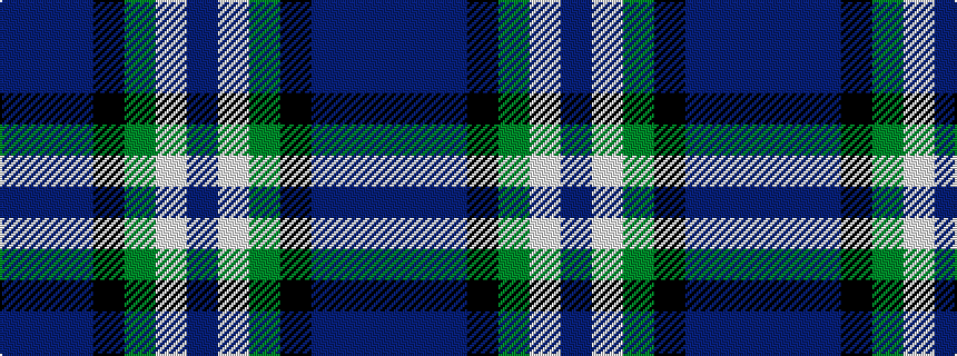 idealised woven sample of pattern BBBKGWB