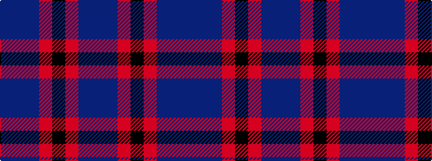 idealised woven sample of pattern BBBRKRBB