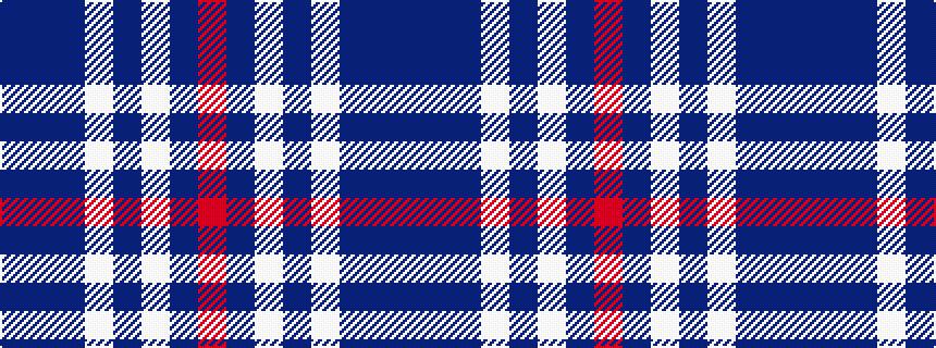 idealised woven sample of pattern BBBWBWBR